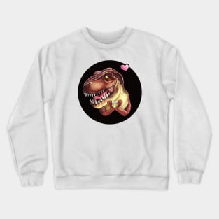 Tyrannosaurus in love Crewneck Sweatshirt